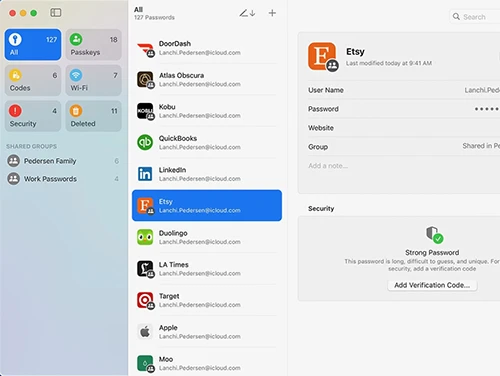 Nieuw wachtwoorden-app in macOS Sequoia