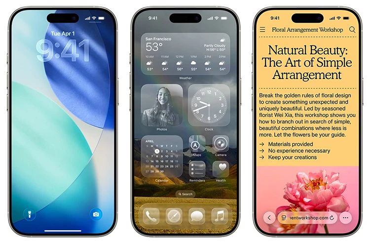 iOS26 - Liquid Glass design