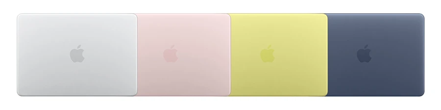 MacBook Neo - vier nieuwe frisse kleuren: Zilver, Blos, Citrus en Indigo