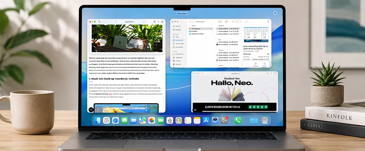 Meer overzicht en efficiënter werken met Split View op de Mac