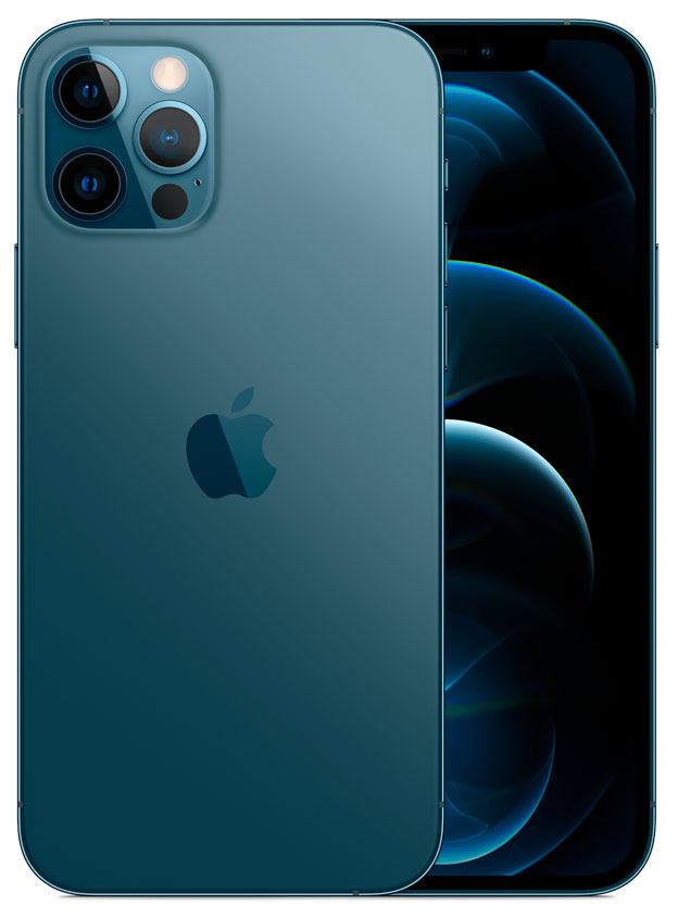 iPhone 12 Pro: 128 GB - Oceaanblauw (Nieuw)