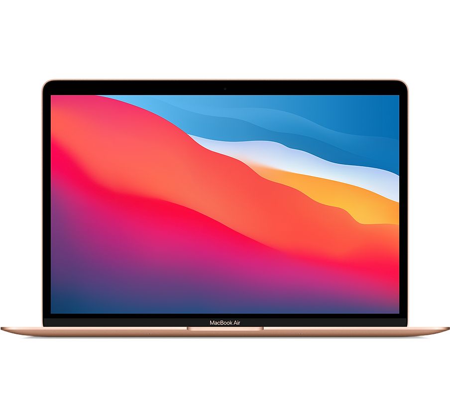 13-inch MacBook Air - Goud - Apple M1‑chip met 8‑core CPU en 7‑core GPU - 8 GB RAM - 250 GB opslag - Twee (USB‑C) Thunde...